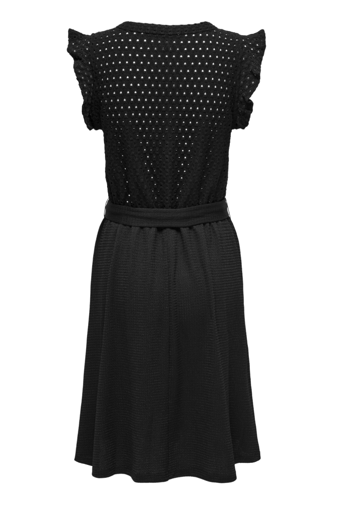ONLELISA S/L V-NECK DRESS CS JRS 15322222 BLACK